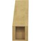 Ekena Millwork 5-inch W x 10-inch D x 14-inch H Burlington Rough Cedar Woodgrain TimberThane Knee Brace, Primed BRCUR05X10X14BURRCPR - alternate 2